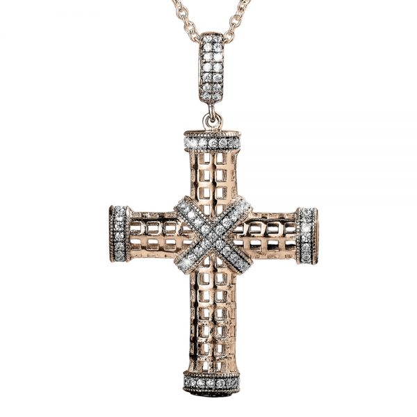 Daniel Steiger Riviera Rose Gold Cross