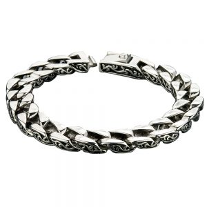 Daniel Steiger Scroll Steel Collection Bracelet