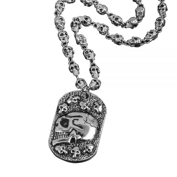 Daniel Steiger Skull Chain & Pendant