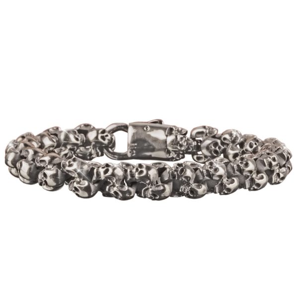 Daniel Steiger Skull Dynamite Steel Bracelet