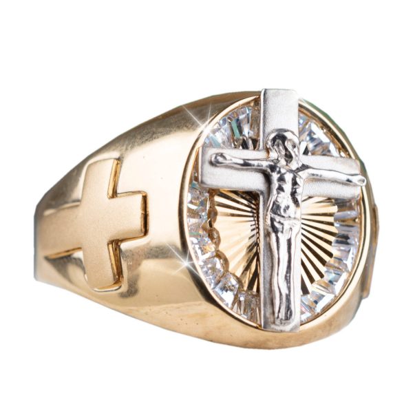 Daniel Steiger Sunray Crucifix Ring