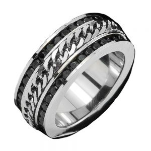 Daniel Steiger Thor Collection Steel Ring