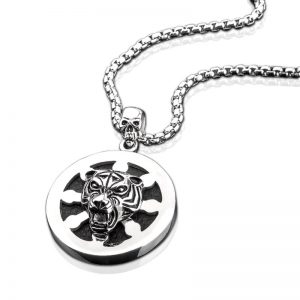 Daniel Steiger Tiger Disc Pendant