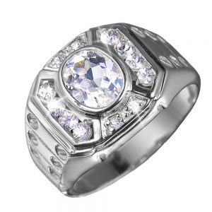 Daniel Steiger Treviso Rhodium Men's Ring