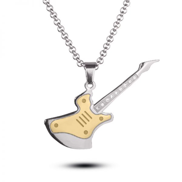 Daniel Steiger Two-Tone Guitar Pendant