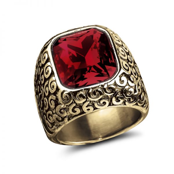 Daniel Steiger Valor Men's Red Ring