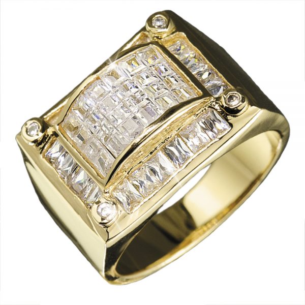 Daniel Steiger Veneto Baguette Men's Ring