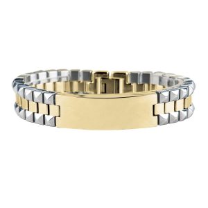 Daniel Steiger Winslow Two-Tone ID Bracelet