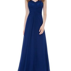 Dark Blue Sweetheart Elegant Evening Dress