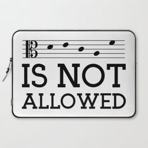 Decaf is not allowed (alto version) Computer Cover by a musician on the roof - Laptop Sleeve - 15"