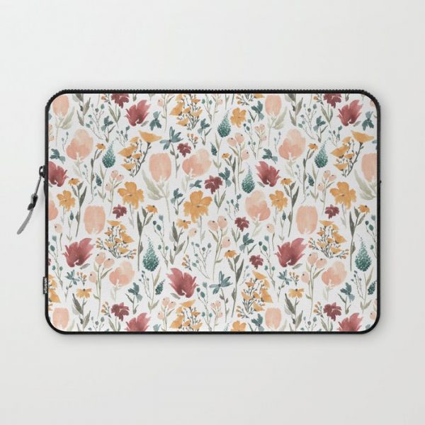 Deep Florals Computer Cover by JITNEYS - Laptop Sleeve - 13"