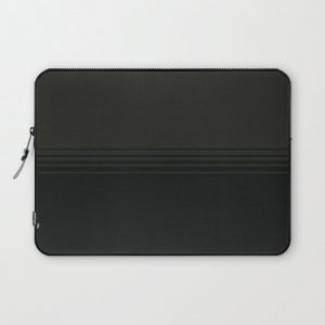 Deep Forest Horizontal Gradient Computer Cover by colour poems - Laptop Sleeve - 13"