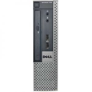 Dell PC1-3909-REF Optiplex 7010 Intel Core i5-3470S 2.9GHz USFF Desktop PC - 8GB DDR3 RAM 180GB SSD Integrated Graphics DVD-ROM VGA 2x DP 4x US