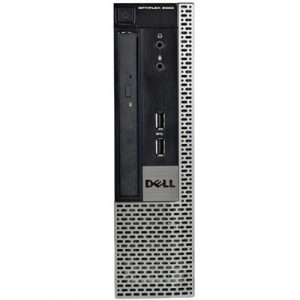 Dell PC1-3912-REF Optiplex 9020 Intel Core i5-4570s 2.9GHz USFF Desktop PC - 8GB RAM 180GB SSD Integrated Graphics DVD-ROM 4x USB 3.0 2x Display