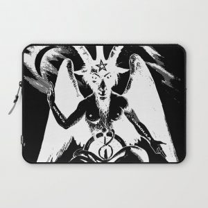 Der Baphomet Negative Computer Cover by Weltenbrand - Laptop Sleeve - 13"