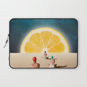 Desert Moonlight Meditation Computer Cover by UrbanWallArts - Laptop Sleeve - 13"