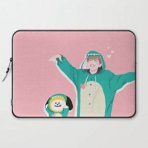 Dinosaur Chimmy (Pink Ver.) Computer Cover by artkamilla - Laptop Sleeve - 15"