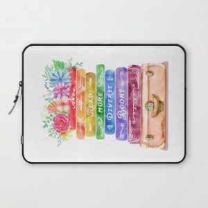 Diverse Books Computer Cover by Stella Bookish Art - Laptop Sleeve - 13"