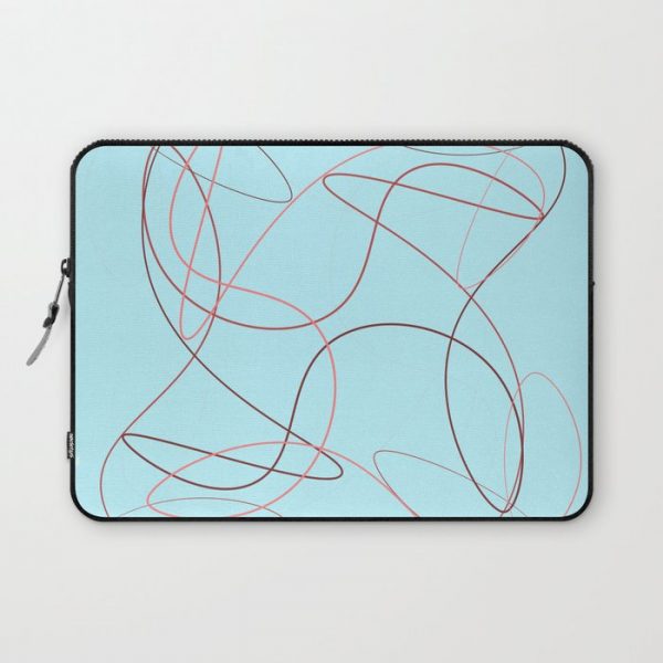 Divine Pink Lines Computer Cover by Kenedi Design Co - Laptop Sleeve - 13"