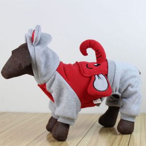 Dog Halloween Costume Elephant Cotton Two Tone Pet Costume Halloween