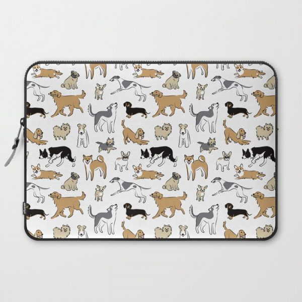 Dogs Computer Cover by AnaAna - Laptop Sleeve - 15"