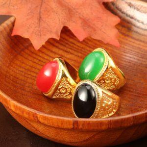 Domineering Tyrant Agate Ring for Men