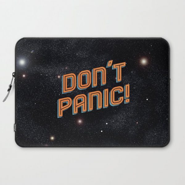 Don't Panic Computer Cover by Sarajea - Laptop Sleeve - 15"