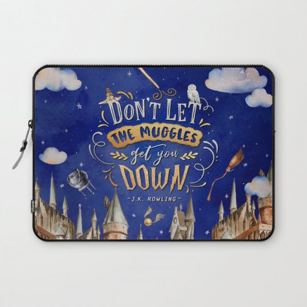 Don't let the muggles Computer Cover by Stella Bookish Art - Laptop Sleeve - 13"