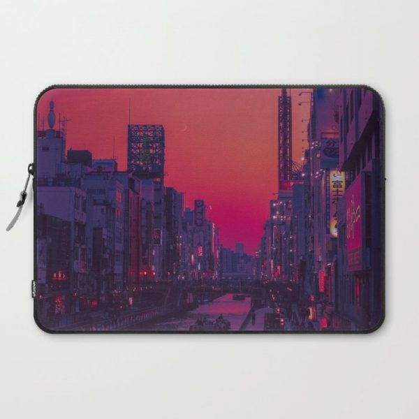 Dotonbori Dusk Computer Cover by SURUDENISE - Laptop Sleeve - 15"