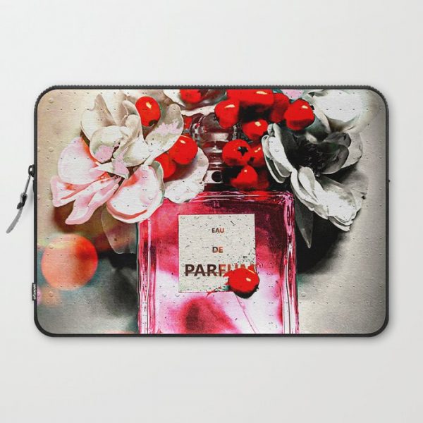 Eau de Parfum Pink Computer Cover by Daniel Janda - Laptop Sleeve - 15"