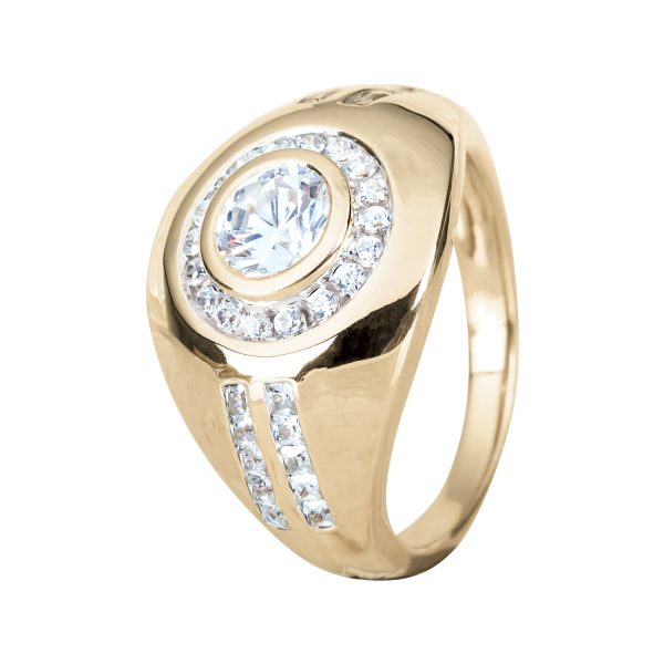 Echo Men's Gold Ring