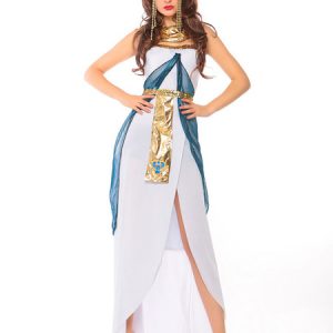 Egyptian Queen Costume Cleopatra Halloween Women Dresses Outfit