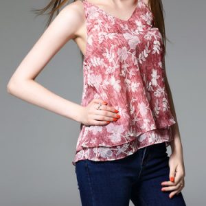 Elegant Crew Neck Spaghetti Cami