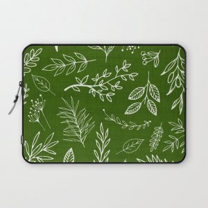 Emerald Forest Computer Cover by moderntropical - Laptop Sleeve - 13"