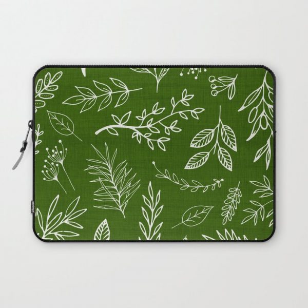 Emerald Forest Computer Cover by moderntropical - Laptop Sleeve - 13"