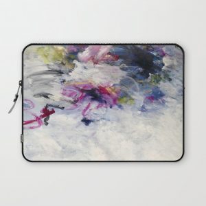 Emotions Run Free Happiness Computer Cover by Darlene Watson Abstract Artist - Laptop Sleeve - 13"