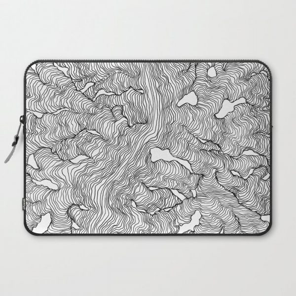 Enveloping Lines Computer Cover by Erin Landy - Laptop Sleeve - 15"