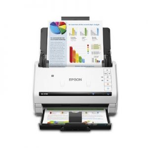 Epson B11B228202 DS-575W Wireless Color Document Scanner - Sheet-fed 1-pass Duplex Color Scanner 3-color RGB LED Letter size: 35 ppm/70 ipm - 300