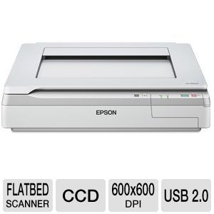 Epson WorkForce DS-50000 Flatbed Scanner - CCD 600 x 600 dpi 16-bit De