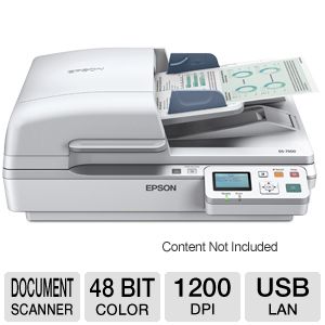 Epson WorkForce DS-7500 B11B205321 Document Scanner - Flatbed ADF Colo