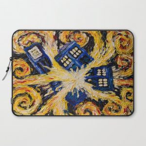 Exploding Tardis Computer Cover by Rosalie Wyonch - Laptop Sleeve - 15"