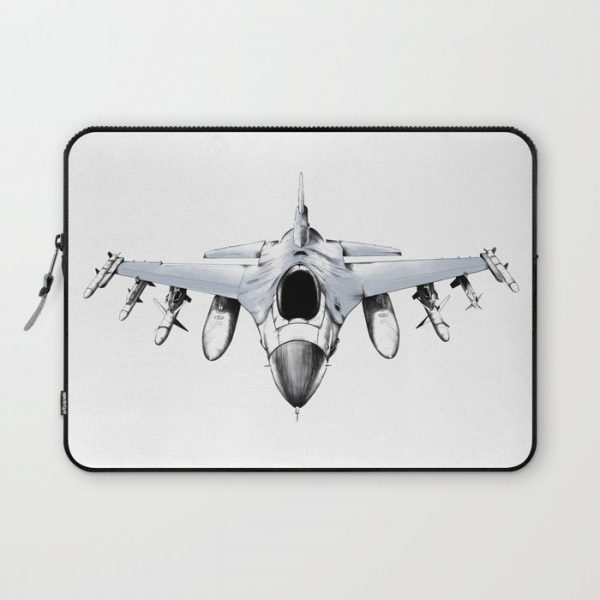 F-16 Fighting Falcon Computer Cover by Sam(antha) Gilbert - Laptop Sleeve - 13"