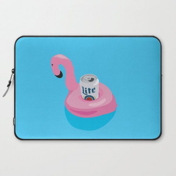 FLAMINGO LITE Computer Cover by Ally Quirk - Laptop Sleeve - 15"