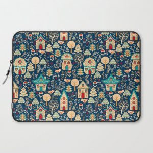 Fabulous Houses in a Magical Forest. Computer Cover by IrinaSkaska - Laptop Sleeve - 15"