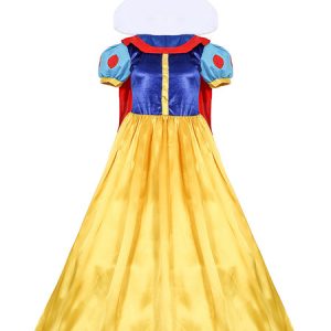 Fairytale Costume Halloween Sexy Velour Ball Gown Dresses And Headband For Women