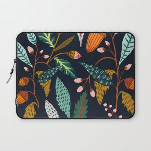 Fall Leaves Computer Cover by Ambers Textiles - Laptop Sleeve - 13"