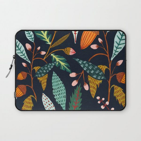 Fall Leaves Computer Cover by Ambers Textiles - Laptop Sleeve - 13"