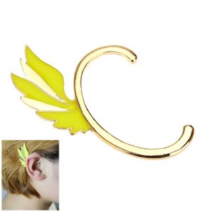 Fashion Alloy Plated Punk Fairy Wing Ear Cuff Clip Hook Stud Earrings Jewelry Accessory