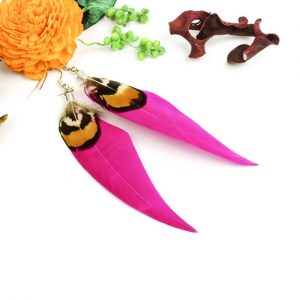 Fashion Angel Wing Feather Cute Chandelier Long Drop Dangle Earring Eardrop Women Girl Jewelry Ornament Accessory Gift