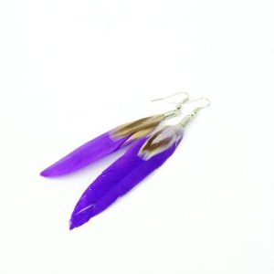 Fashion Long Feather Cute Drop Dangle Chandelier Earring Eardrop Women Girl Jewelry Accessory Gift